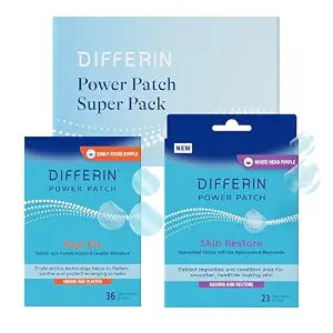 Differin Acne Kit, Pimple Patches, Salicylic Acid + Niacinamide, 59ct