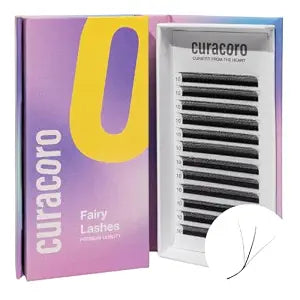 Curacoro Fairy Lash Extensions 3D Volume Lashes 0.07 CC Curl 8-15mm
