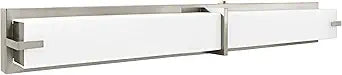 LUXRITE 36 Inch LED Vanity Lights Brushed Nickel Bathroom Light Fixtures 3CCT Selectable 3000K 4000K 5000K Modern Vanity Light Bar Over Mirror 30W 2100 Lumens Dimmable Damp Rated ETL Listed