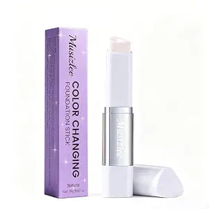 2-in-1 Color Changing Foundation Stick with Brush (0.63 Ounce (Pack of 1))