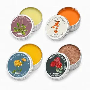 Organics Acne Balm Set-Organic Acne & Redness Balm