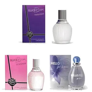 Sandora Fragrances Women's Perfume 3-Pack – Eau de Parfum – Three Full-Size 100 ml Bottles – Warm + Floral + Deep + Rich + Soft + Mysterious + Balanced + Expressive + Statement + Everyday Fragrance