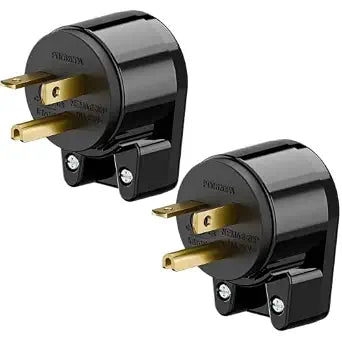 2PACK Right Angle NEMA 6-20P 20A 250V Plug, WINXUS T-Blade Industrial Plug
