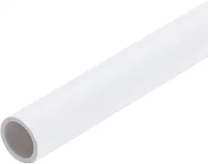 MECCANIXITY 5/16 Inch PVC Rigid Tube Round Pipe Tubing Hardware Tubing 8mm ID 10mm OD 9" Length White High Impact for Water Pipe, Crafts, Cable Sleeve