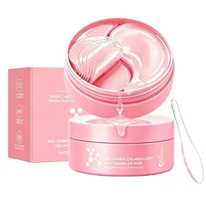 80 Pcs Collagen Eye Masks,Pink Eye Patches for Smile Lines and Wrinkles