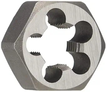 Drill America 1-3/8"-12 Carbon Steel Hex Rethreading Die, DWT Series