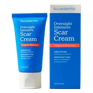 NUVADERMIS Silicone Scar Gel Cream for Surgical & C-Section Scars