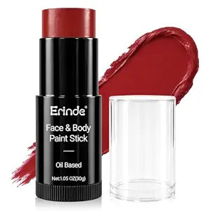 Devil Red Face Body Paint Stick, Halloween Cream Face & Body Makeup, 1.05oz