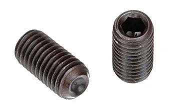 Set Screws, Cup Point, M4-0.7 x 8mm, Alloy Steel, Hex Socket, (Quantity: 100) Coarse Thread, M4 Grub/Blind/Allen/Headless Screw, Length: 8mm