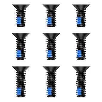 Red Dot Screw Kit 9 Pcs #6-32 Screw Diameter 7mm Includes 9.5mm/11mm/12.5mm