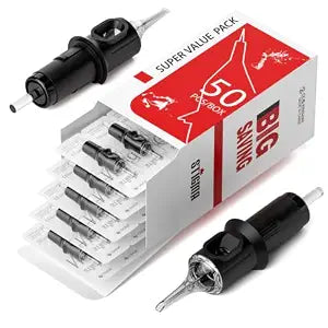 STIGMA #12(7RL) Standard Disposable Tattoo Needle Cartridges with Membrane Safety Cartridges for Tattoo Artists Round Liner 50Pcs Super Value Pack EN05-50-1207RL