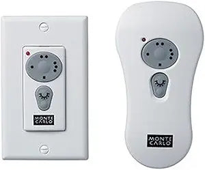 Monte Carlo CT100 Fan Accessory Wall or Hand-Held Kit for Reversing and Down Light Control, 4-Speed, Non-Reversing (Requires Receiver)