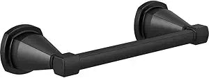 Delta Pivoting Toilet Paper Holder | Matte Black | Wall Mount | Stryke Bathroom Accessories