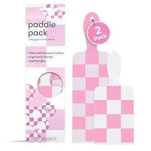 FRAMAR Checkered Balayage Board and Paddle Set, Highlighting Board, 2 Pack