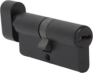 70mm(30/10/30) KEYED Alike (Multiple cylinders Sharing one Key) Copper Euro Profile Lock Cylinder with 5 Keys (dimple), Single Open, Oil Rubbed Brozne, Anti-Rust, Corrosion Resistant, Anti-Theft