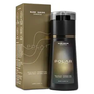 Polar Hair Dye Shampoo | Blonde Hair Dye Color Shampoo for Gray Hair