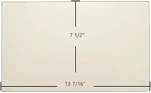 Kozi 100 XL Pellet Stove Ceramic Glass Panel Γ 13 7/16" x 7 1/2" (Part #GLSOXL00)