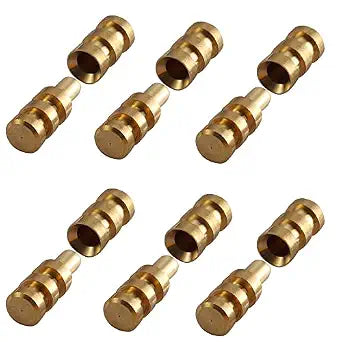 Pack of 15 Metal Table Pins Dowels Bolt Sleeve Connectors Table Leaf Hardware