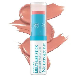 Neutrogena Hydro Boost Hydrating Multi-Use Makeup Stick, Soft Pink, 0.26 oz
