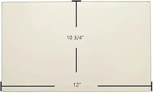 Breckwell P2700 Door Glass Replacement Γ 12" x 10 3/4" High-Temperature Ceramic Glass Panel (C-D-2700A)