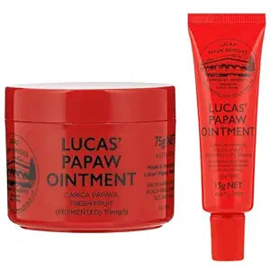 Lucas Papaw Ointment 75g Jar & 15g Tube Set