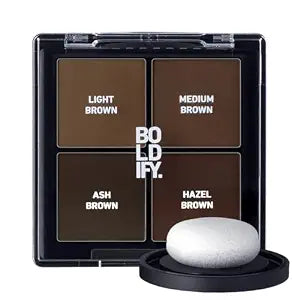BOLDIFY Hairline Powder Sample Kit, Light + Medium Browns