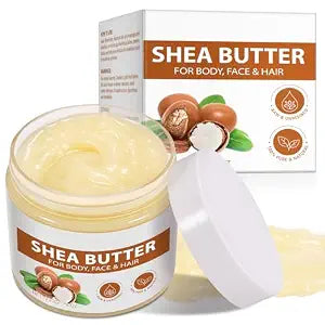 Shea Butter Raw, Pure Natural Shea Butter for Face & Body with Vitamin A, E and F, Hand Cream, Long-Lasting Hydration & Deeply Moisturizing for Dry, Cracked Skin, SkinCare, Keeps Skin Healthy 7.8 oz