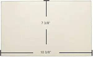 Hearthstone II Ceramic Glass Panel Γ Replacement for Part #92-58205 (10 3/8" x 7 3/8")