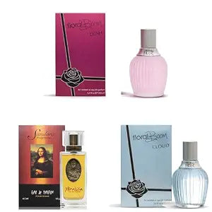 Sandora Fragrances Women's Perfume 3-Pack – Eau de Parfum – Three Full-Size 100 ml Bottles – Fresh + Soft + Floral + Airy Feminine Fragrance