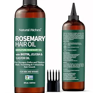 Pure Premium Rosemary Hair Growth Oil 8 Fl Oz