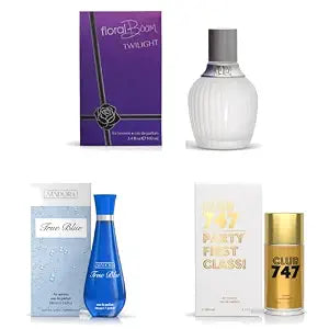 Sandora Fragrances Women's Perfume 3-Pack – Eau de Parfum – Three Full-Size 100 ml Bottles – Fresh Clean + Feminine Expressive + Modern Feminine