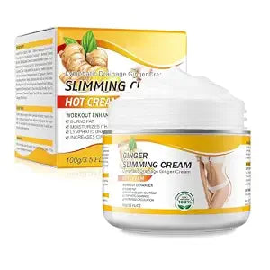 Anti Cellulite Slimming Gel, Hot Cream, Ginger Fat Burning Weight Loss Full Body Fat Burning Cream for Belly, Perfect for Cellulite, Soothing, Relaxing, Tightening & Slimming