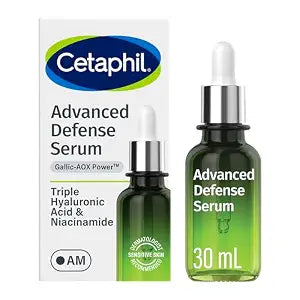Cetaphil Advanced Defence AM Face Serum, Dermatologist Recommended, 1oz