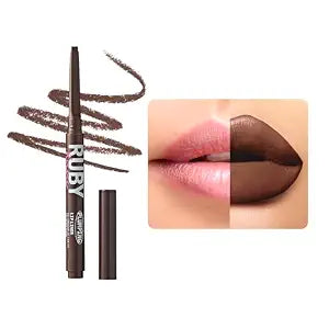 Ruby Kisses Plumping Effect Lip Liner, Semi Matte, Smudge Proof, High Pigment, Medium to Full Coverage Makeup, Precise Tip, Bold Color Lip Plumper
