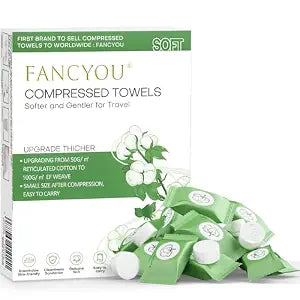100 PCS Compressed Towel Disposable Face Towels
