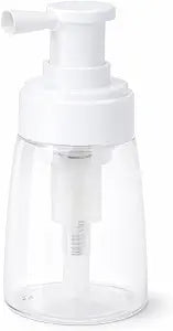 Barber Powder Bottle Spray - for Applying Talc and Powder - Empty Powder Puffer Bottle Travel Cosmetics Blower, Refillable Hair Fiber Applicator for Salon, Home, Beauty- White