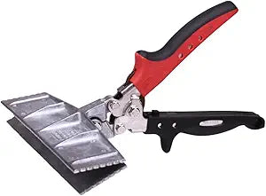 Malco S9R 9" Hand Seamer  9-Inch Die Cast Zinc Jaws for Aluminum Roof Flashing, Coil Stock & Fascia | 7:1 Compound Leverage | Ergonomic Redline Handle