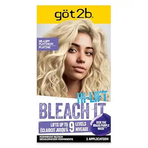 got2b Permanent Hair Color, Hi Lift Platinum Blonde, 7.05 Oz