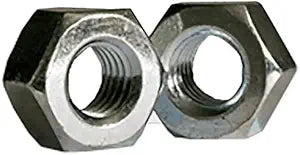 1 1/8"-7 Heavy Hex Nut / A563 Grade A Steel/Zinc Plated (Quantity: 10 pcs)
