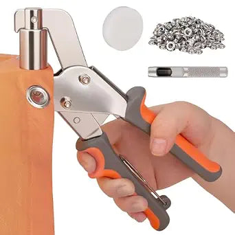 500Pcs 3/8Inch ID Grommet Tool Kit with 10mm ID Grommets