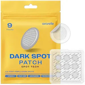 AVARELLE Microneedle Vitamin C Dark Spot Patches for Face 9 Count