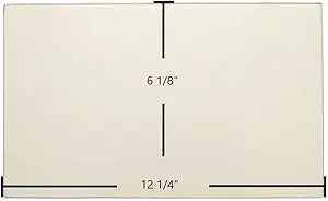 Haughs S126, S130, S130P, S242E Replacement Glass Γ 12 1/4" x 6 1/8" (Part #SE63004)