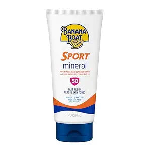 Banana Boat Sport Mineral Sunscreen SPF 50 Lotion, 5 Fl Oz
