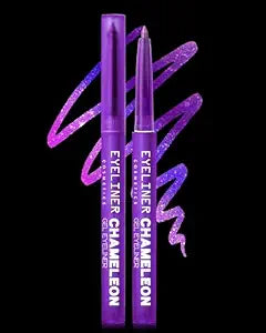 Purple Chroma Eyeliner Pencil, Multichrome Holographic Glitter Eye Liner