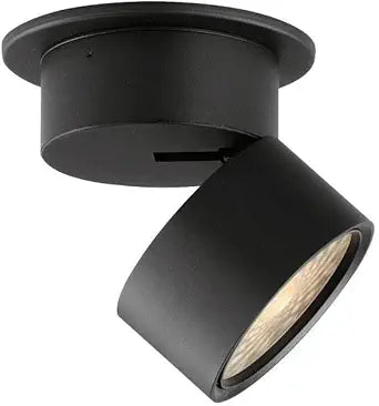 Maxim Lighting Swinger 5.25" 1-Light Flush Mount | Black Finish | Glass Shade | Transitional Flush Mount | Ideal for Bedrooms, Hallways & Entryways | Dimmable | 86242BK