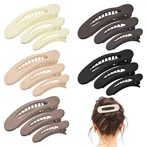 15 Pcs Flat Hair Claw Clips for Women Girls, Small Medium French Barrettes