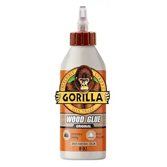 Gorilla Wood Glue, Fast Clamp, Water Resistant PVA, 8 oz