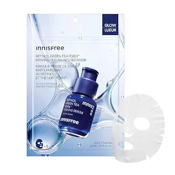innisfree Serum-Infused Masks | 5 Pack Korean Sheet Masks