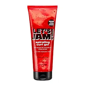 Softsheen Carson Lets Jam! Spiraling Curl Gel, Anti-Breakage Hair Care for 48HR Hydration and Hold for Curly Hair, 6.8 Fl Oz
