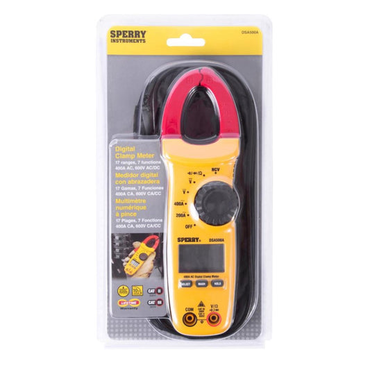 5 Function 400 Amp Digital Non-Contact Snap-Around Clamp Meter